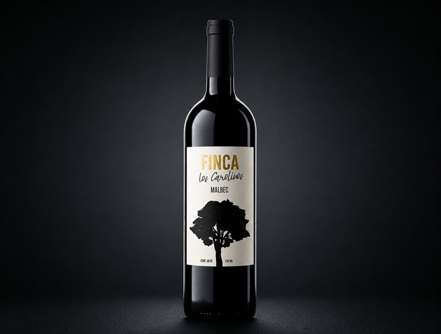 Botella Finca Los Carolinos Malbec